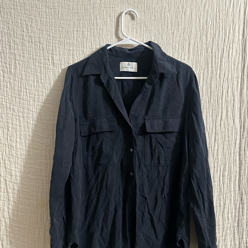 Babaton Utility Shirt sz sm